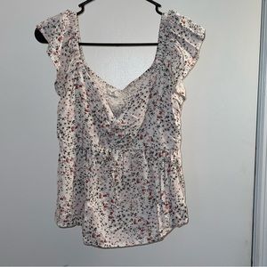 Cute flower print shirt from Marshalls. Size medium